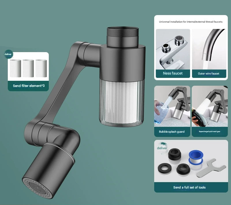Hydrelle 360° Rotating Faucet Extender