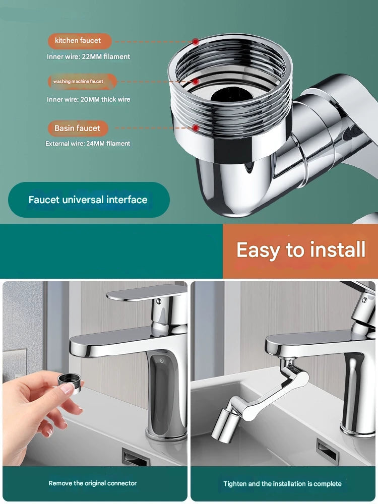 Hydrelle 360° Rotating Faucet Extender